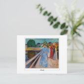 Edvard Munch #14-3 - Kunst Briefkaart (Staand voorkant)