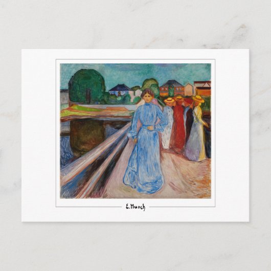 Edvard Munch #14-3 - Kunst Briefkaart (Voorkant)