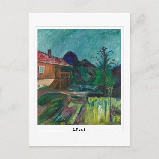 Edvard Munch #168-3 - Kunst Briefkaart (Voorkant)