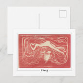 Edvard Munch #258-2 - Kunst Briefkaart (Voorkant / Achterkant)