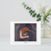 Edvard Munch #27-3 - Kunst Briefkaart (Staand voorkant)