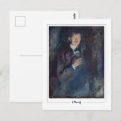 Edvard Munch #332-3 - Kunst Briefkaart (Voorkant / Achterkant)
