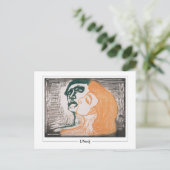 Edvard Munch #334-2 - Kunst Briefkaart (Staand voorkant)