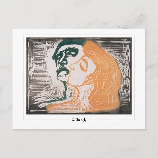 Edvard Munch #334-2 - Kunst Briefkaart (Voorkant)
