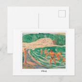 Edvard Munch #412-3 - Kunst Briefkaart (Voorkant / Achterkant)