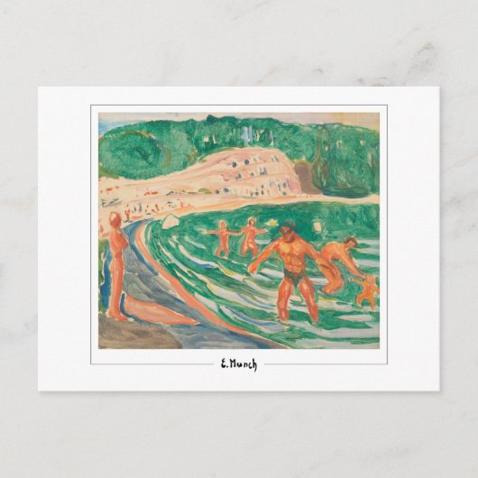 Edvard Munch #412-3 - Kunst Briefkaart (Voorkant)