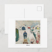 Edvard Munch #5-3 - Kunst Briefkaart (Voorkant / Achterkant)