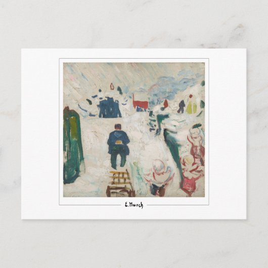 Edvard Munch #5-3 - Kunst Briefkaart (Voorkant)