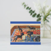 Edvard Munch, 5 Puppies op tapijten Briefkaart (Staand voorkant)