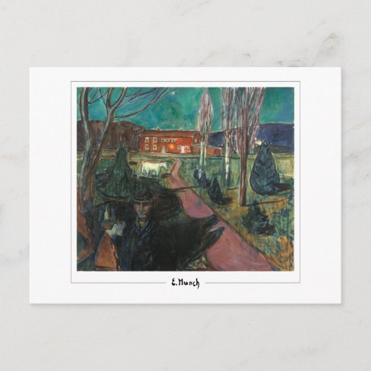 Edvard Munch #621-2 - Kunst Briefkaart (Voorkant)
