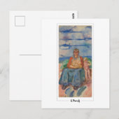 Edvard Munch #744-3 - Kunst Briefkaart (Voorkant / Achterkant)