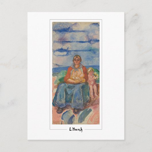 Edvard Munch #744-3 - Kunst Briefkaart (Voorkant)
