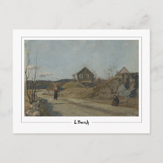 Edvard Munch #92-3 - Fijne Kunst Briefkaart (Voorkant)