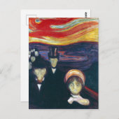 Edvard Munch Angst Briefkaart (Voorkant / Achterkant)