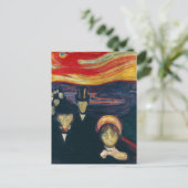Edvard Munch - Angst Briefkaart (Staand voorkant)