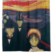 Edvard Munch - Angst Douchegordijn (Voorkant)