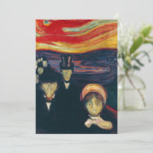 Edvard Munch - Angst Kaart (Staand voorkant)