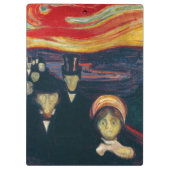 Edvard Munch - Angst Klembord (Achterkant)