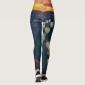 Edvard Munch - Angst Leggings (Achterkant)