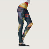 Edvard Munch - Angst Leggings (Rechts)