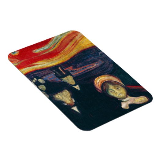 Edvard Munch - Angst Magneet (Rechterzijde)