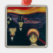 Edvard Munch - Angst Metalen Ornament (Voorkant)