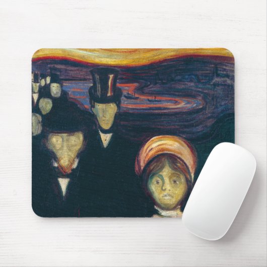 Edvard Munch - Angst Muismat (Met muis)