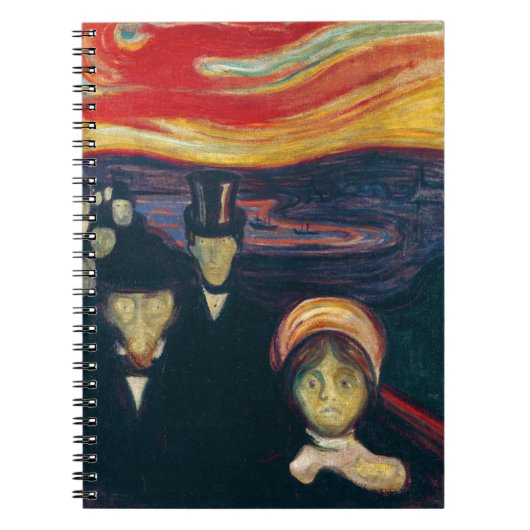 Edvard Munch - Angst Notitieboek (Voorkant)
