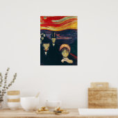 Edvard Munch - Angst Poster (Keuken)