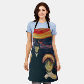 Edvard Munch - Angst Schort (Gedragen)