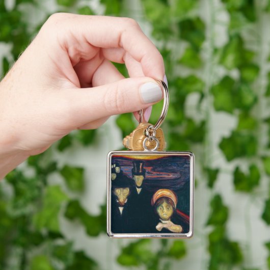 Edvard Munch - Angst Sleutelhanger (Hand)