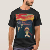Edvard Munch - Angst T-shirt (Voorkant)
