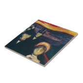 Edvard Munch - Angst Tegeltje (Zijkant)