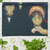 Edvard Munch - Angst Theedoek (Gevouwen)