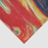 Edvard Munch - Angst Tissuepapier (Detail)