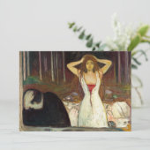 Edvard Munch - Ashes Bedankkaart (Staand voorkant)