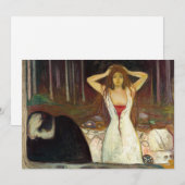 Edvard Munch - Ashes Bedankkaart (Voorkant / Achterkant)