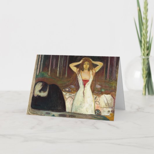 Edvard Munch - Ashes Kaart (Voorkant)