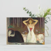 Edvard Munch - Ashes Kaart (Staand voorkant)