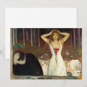 Edvard Munch - Ashes Kaart (Voorkant / Achterkant)