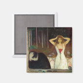 Edvard Munch - Ashes Magneet (Voorkant / Achterkant)