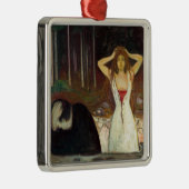 Edvard Munch - Ashes Metalen Ornament (Rechts)