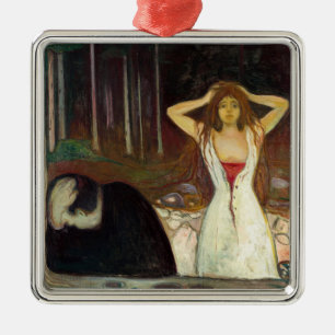 Edvard Munch - Ashes Metalen Ornament