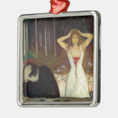 Edvard Munch - Ashes Metalen Ornament (Links)