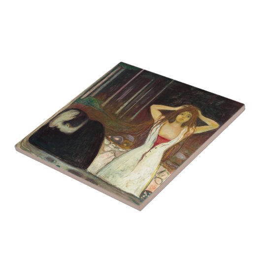 Edvard Munch - Ashes Tegeltje (Zijkant)