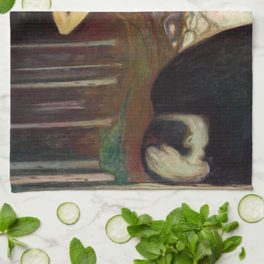 Edvard Munch - Ashes Theedoek (Gevouwen)