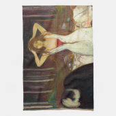 Edvard Munch - Ashes Theedoek (Verticaal)