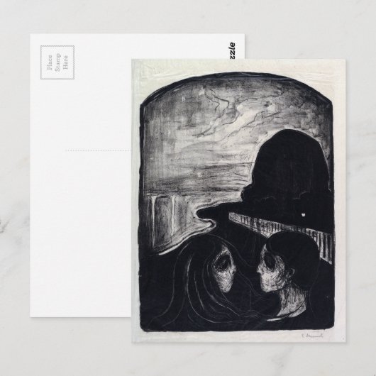Edvard Munch Attraction I Briefkaart (Voorkant / Achterkant)