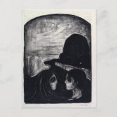 Edvard Munch Attraction I Briefkaart (Voorkant)
