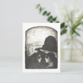 Edvard Munch "Attraction I" Schilderij Briefkaart (Staand voorkant)